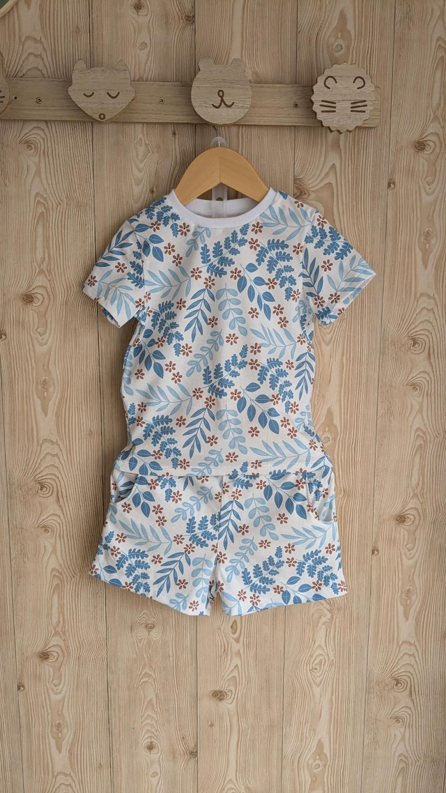 Pyjama 2 pièces 100% coton bio