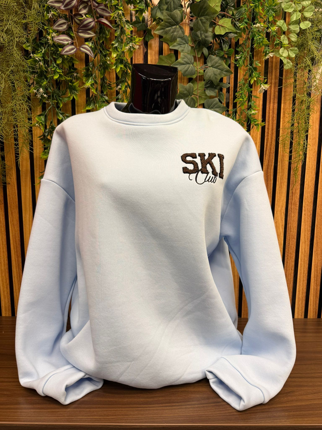 Sweater Ski club - Blauw