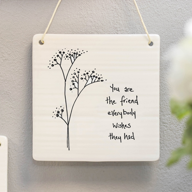 Mum/friend porcelain sign