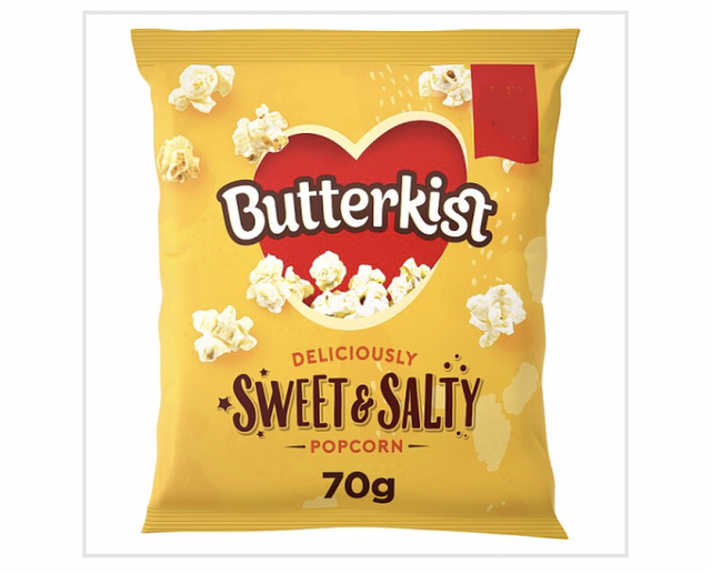 Butterkist Delicious Sweet &amp; Salted Popcorn 70g