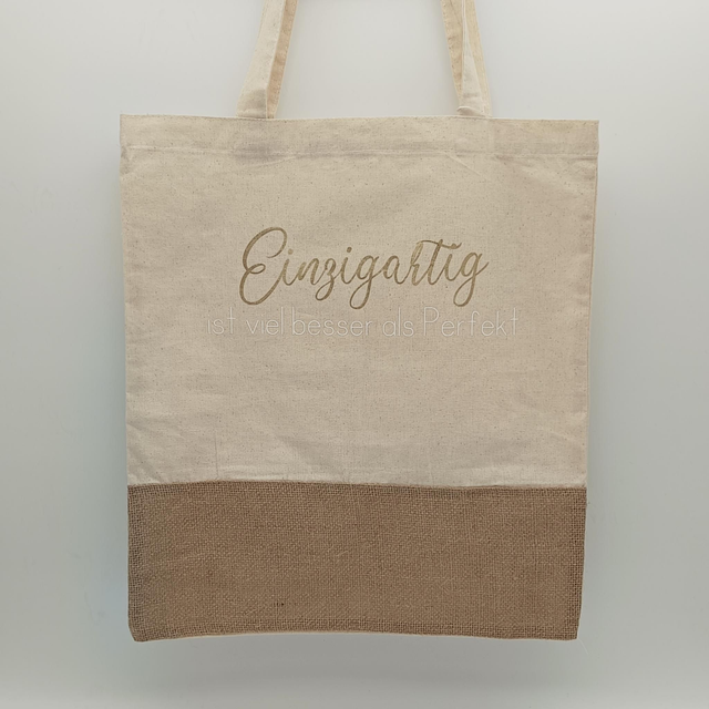 Einkaufstasche "Einzigartig"