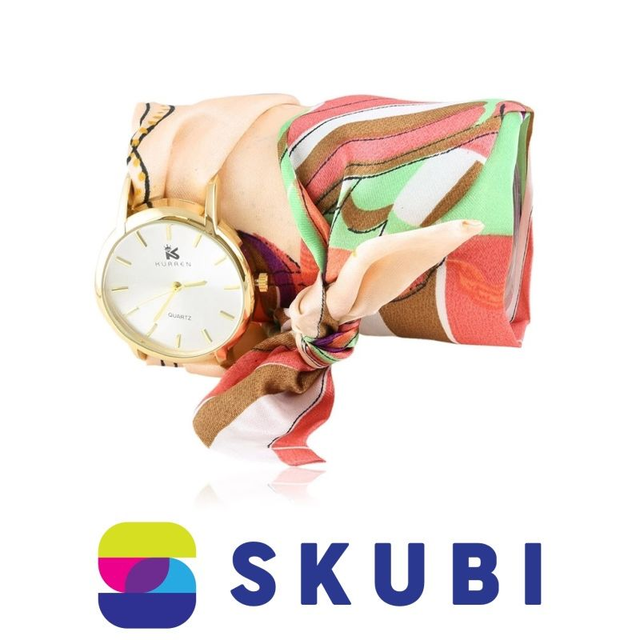 Dámské hodinky na šátku - KURREN JG Z2526