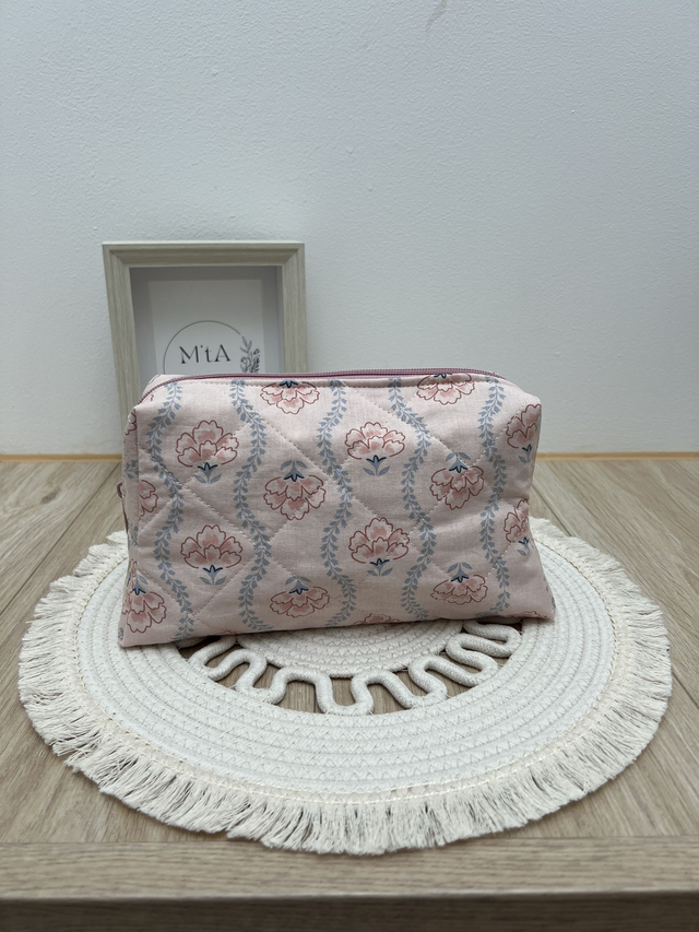 Trousse de toilette Matelassée Rose