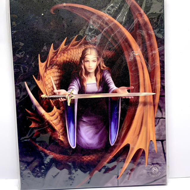 Anne Stokes Canvas - The Truth 