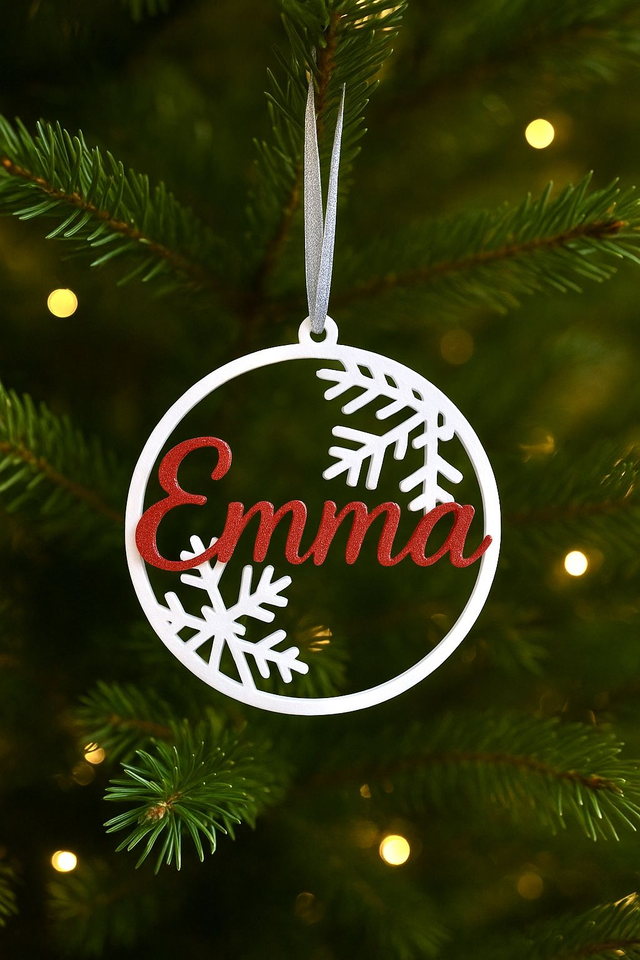 Boules de Noël personnalisées avec prénom