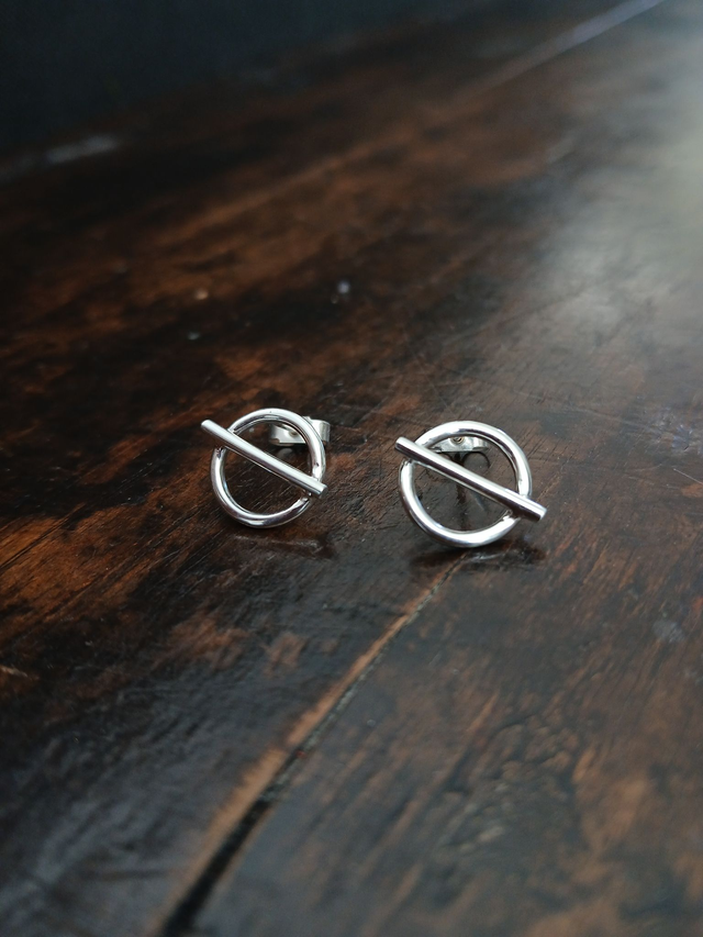 Paire de boucles d'oreilles toggle