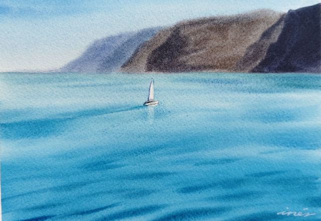 Los Gigantes en verano - 13 x 18 cm DISPONIBLE EN MERKARTE 