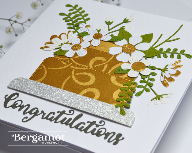 Handmade Wedding Cake Greetings Card