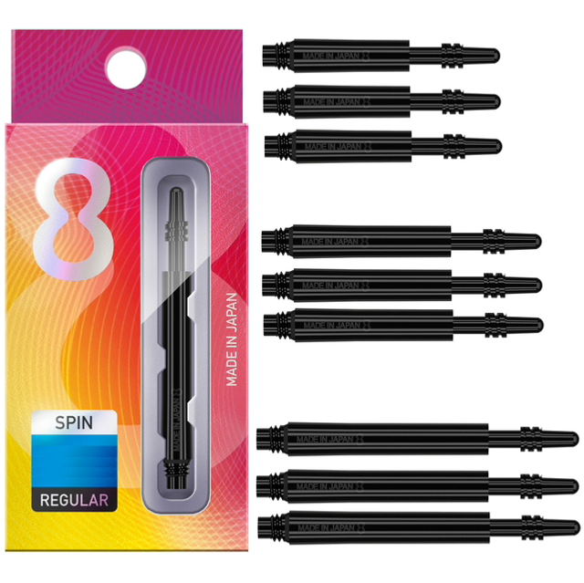 8Flight Regular SPIN Black SHAFTS