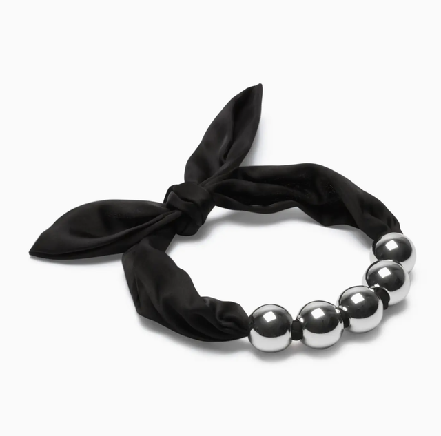 CHALK - Satin Silver Ball Necklace