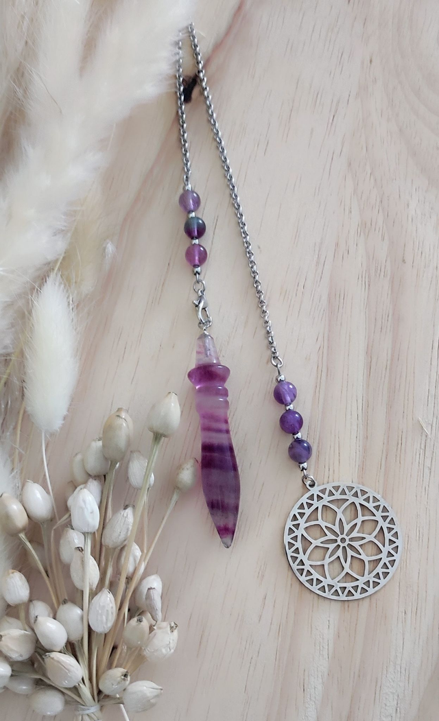 Pendule Divinatoire Fluorite