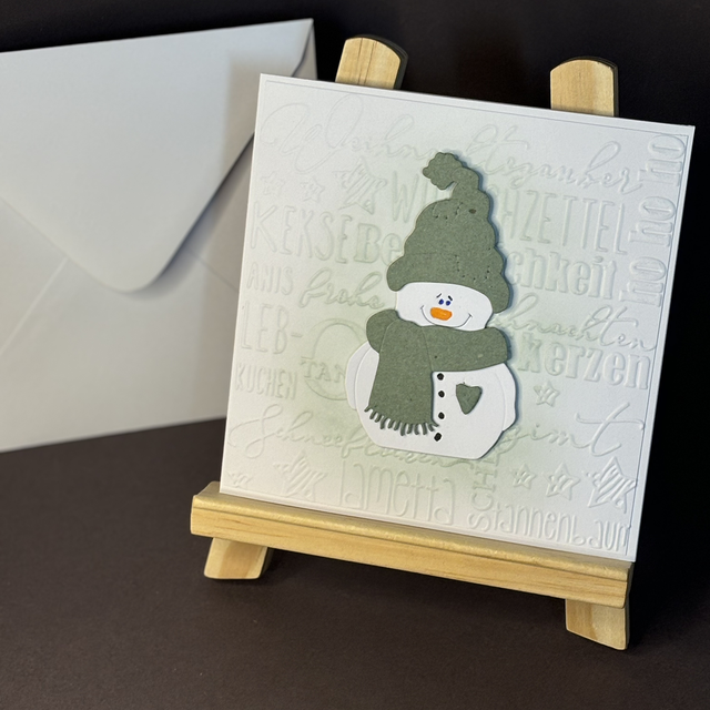 Weihnachtskarte inklusive Umschlag