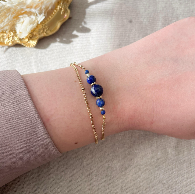 Bracelet en Lapis Lazuli