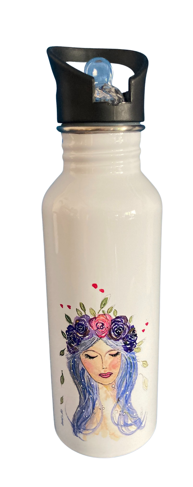 Trinkflasche "Rosenfrau"