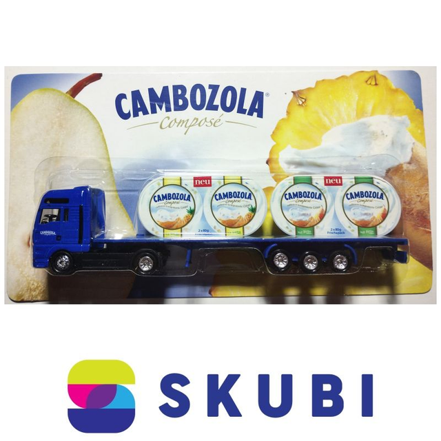 Reklamní kamion s návěsem Man - Cambozola Composé - model 1:87 H0