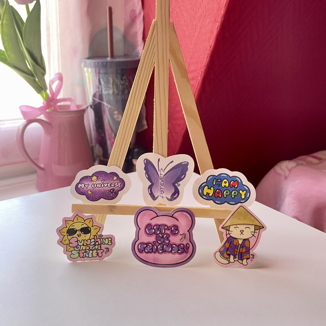 Sticker K-pop lot BTS