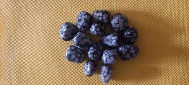 Obsidienne flocon de neige 