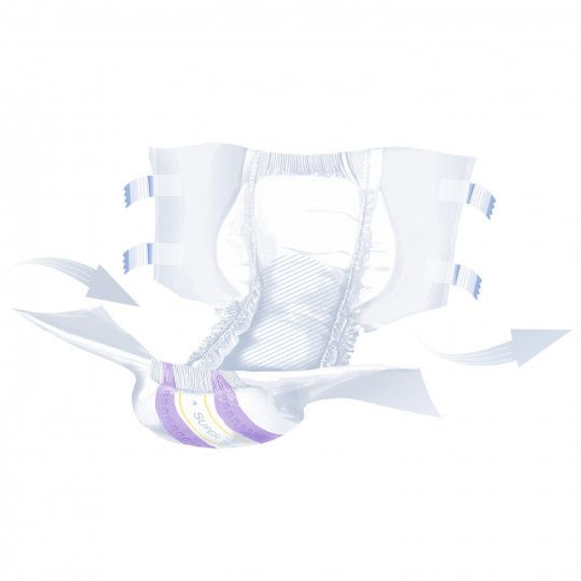 Seni Super Classic – Carton 4 x 30 protections (usage adulte renforcé)