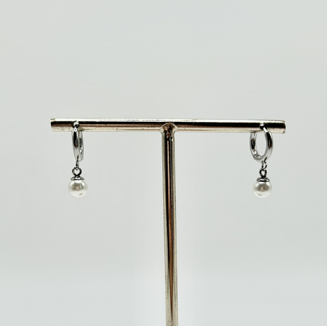 Pendientes Aro Perla