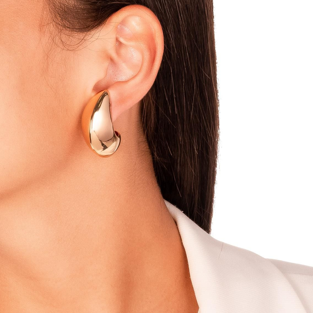 Brinco Liso Formato Concha