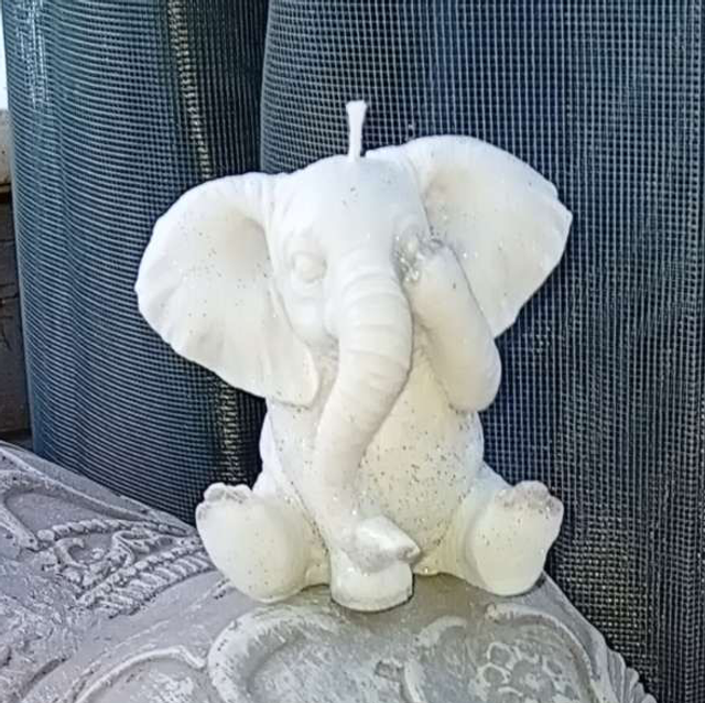 Bougie éléphant 