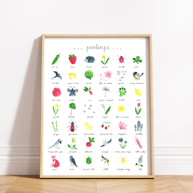 Affiche "Printemps"