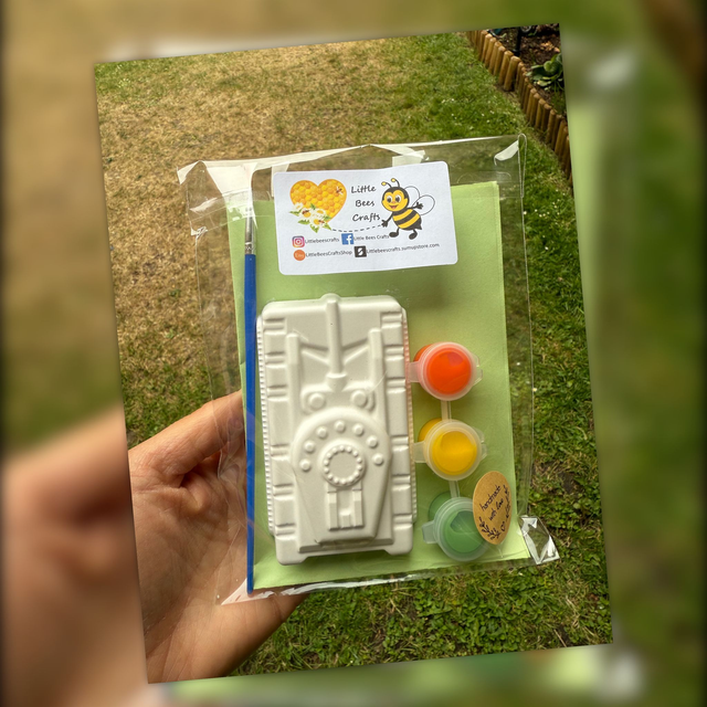 Tank Painting Kit - Military Theme - Party Bag Filler - Kids Activity - Painting kit - Birthday Activity 