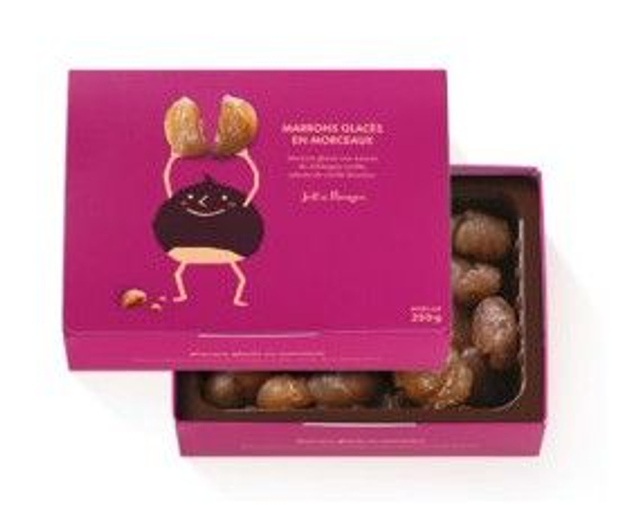 Les marrons glacés en morceaux