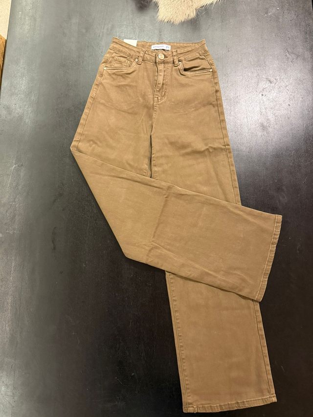 Goodies wide leg taupe