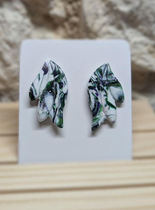 Boucles d'oreilles feuilles