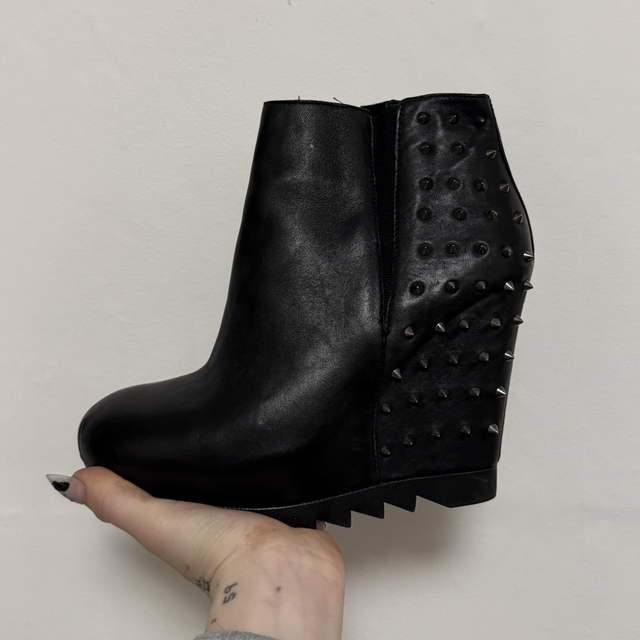 ASH Studded wedge boots 