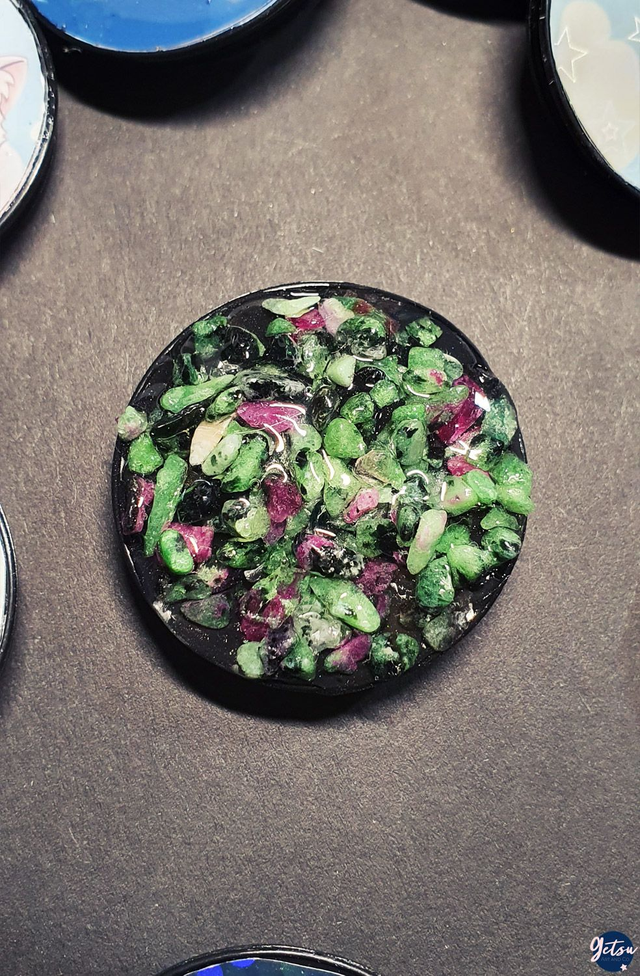 Poignée de téléphone zubis zoisite