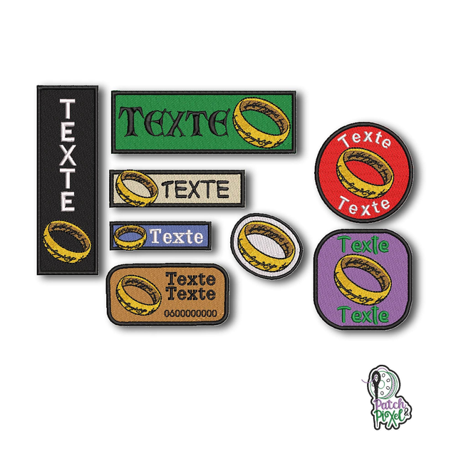 Patch nominatif thème Anneau unique