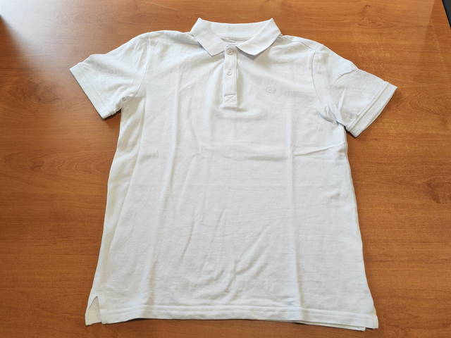 Polo blanc en 12 ans
