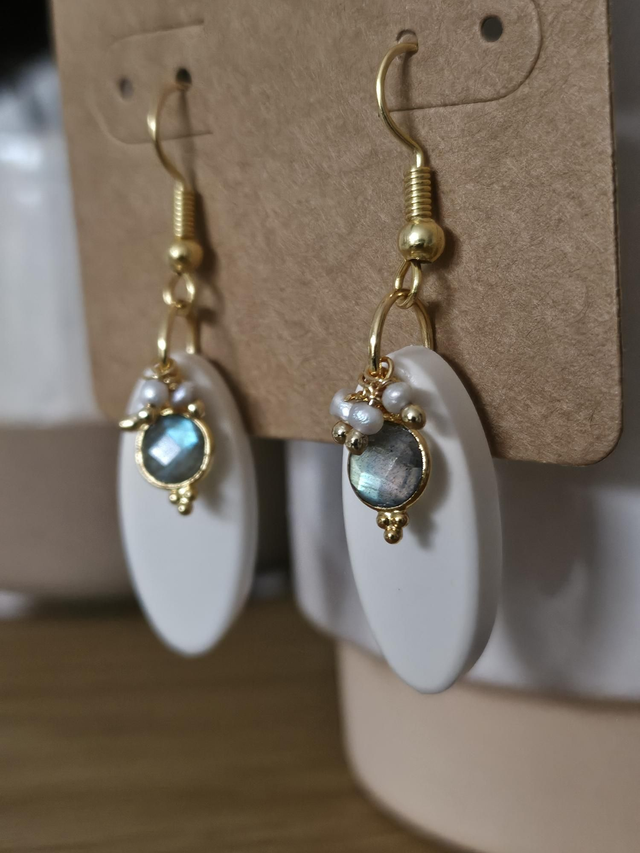 Labradorite et nacre