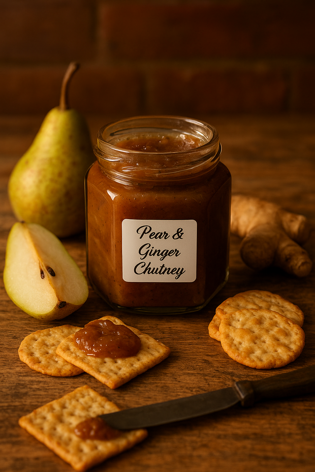 Pear &amp; Ginger Chutney