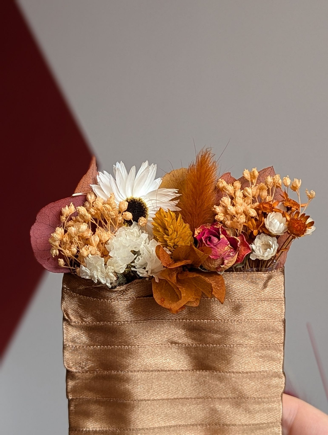 Boutonnière Pochette - Coucher de Soleil