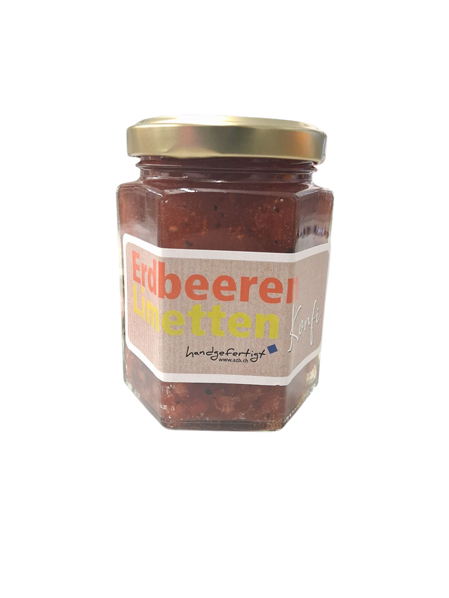 Erdbeere Limetten Gelée Konfi