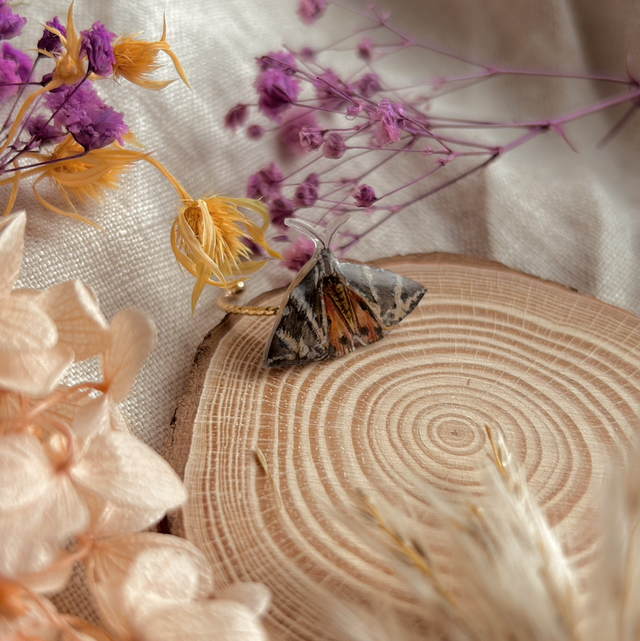 Jersey Tiger Moth Ring - Adjustable