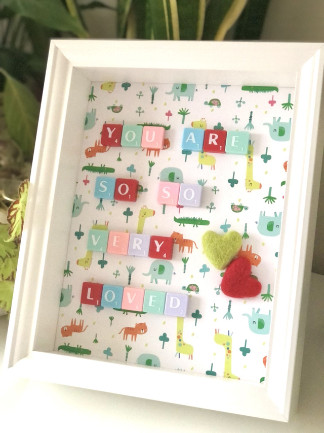 SCRABBLE FRAME - YOU ARE SO SO VERY LOVED
