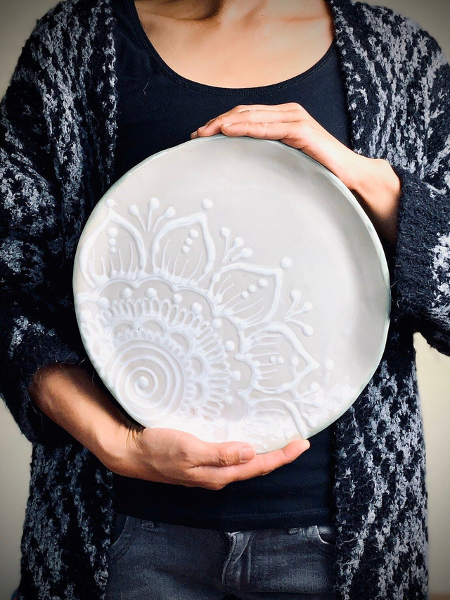 Handmade Dinner Plates, Large Plates