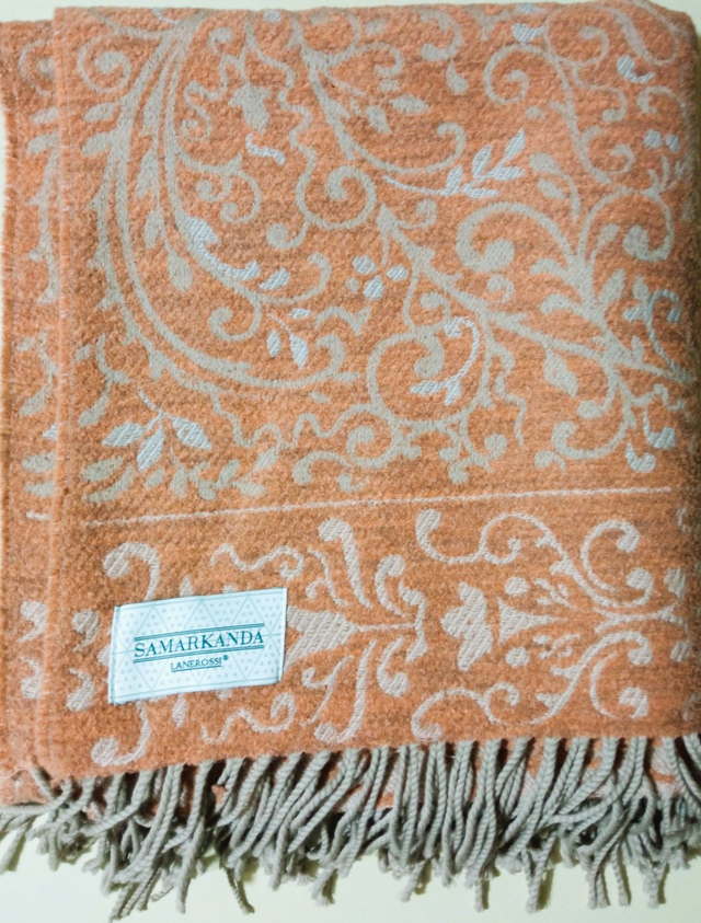 Plaid Lanerossi Jasmine Ruggine