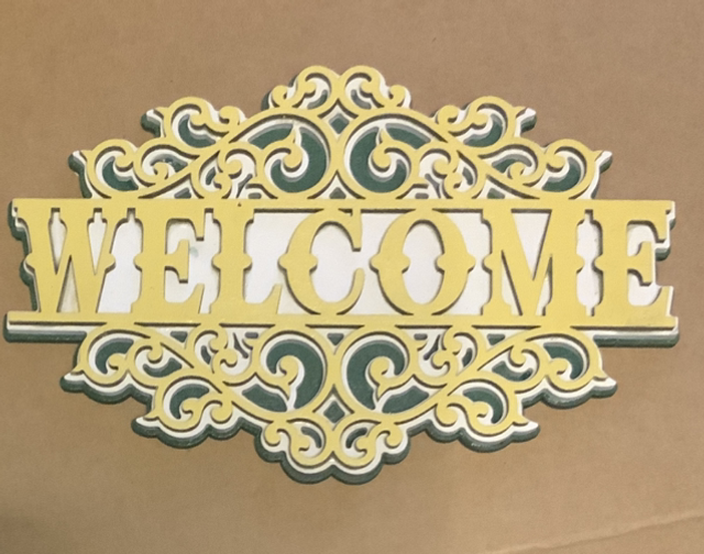 Welcome sign 