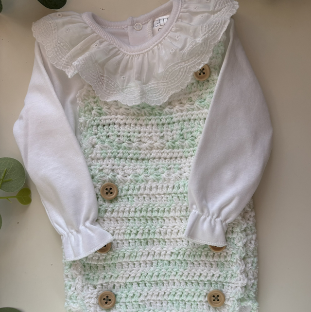 Body de crochê com interior de malha