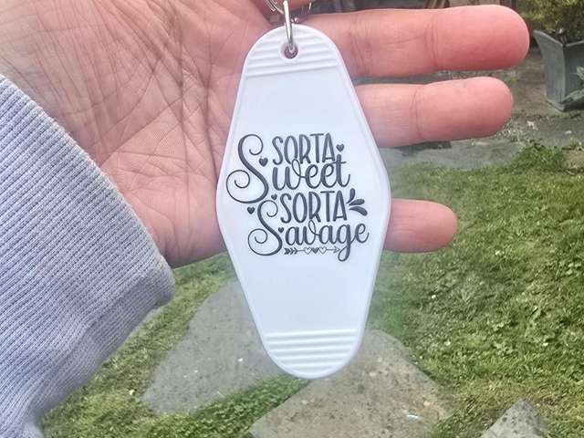 Classy &amp; Savage Motel Keyring