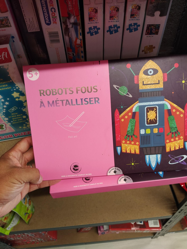 ROBOT FOU A METALLISER