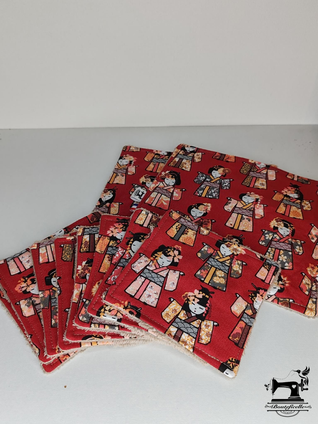 Coffret en bambou &quot;GEISHA&quot; Bordeaux 