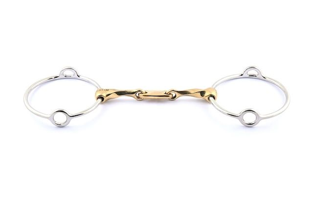 Mors JUMP'IN releveur grands anneaux torsadé à palette