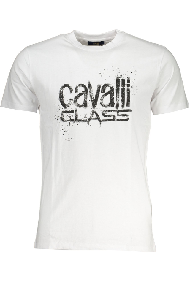CAVALLI CLASS T-SHIRT MANICHE CORTE UOMO BIANCO