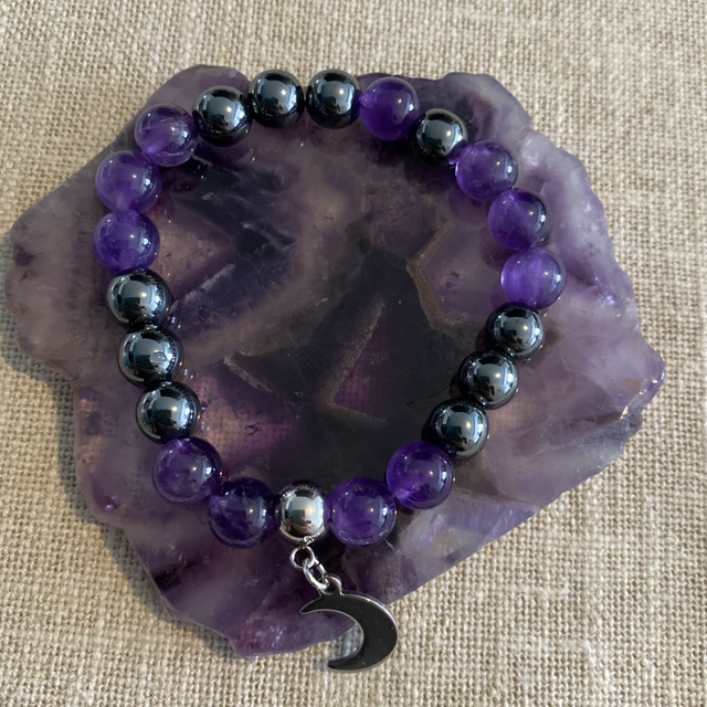 Améthyste et Hématite 